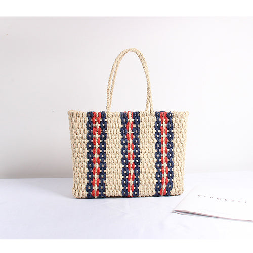 Spacious Braided Shopping Bag Bowlift