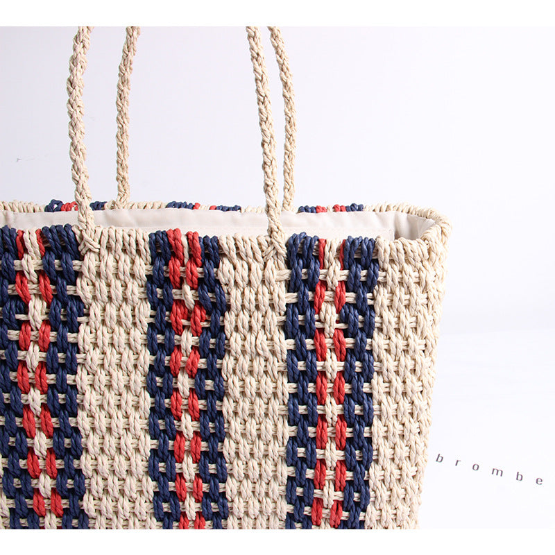 Spacious Braided Shopping Bag Bowlift