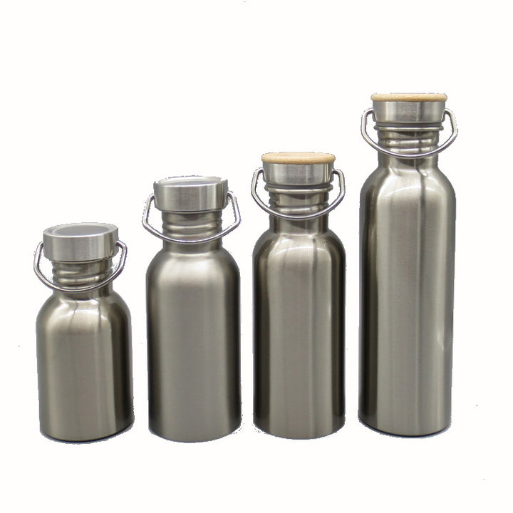 Women's Premium Stainless Steel Water Bottle with Bamboo Lid Bowlift