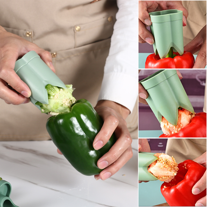 BowLift | 2-In-1 Fruit Pepper Corer