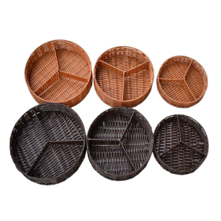 Circular Woven Storage Tray Bowlift