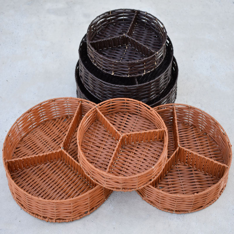 Circular Woven Storage Tray Bowlift