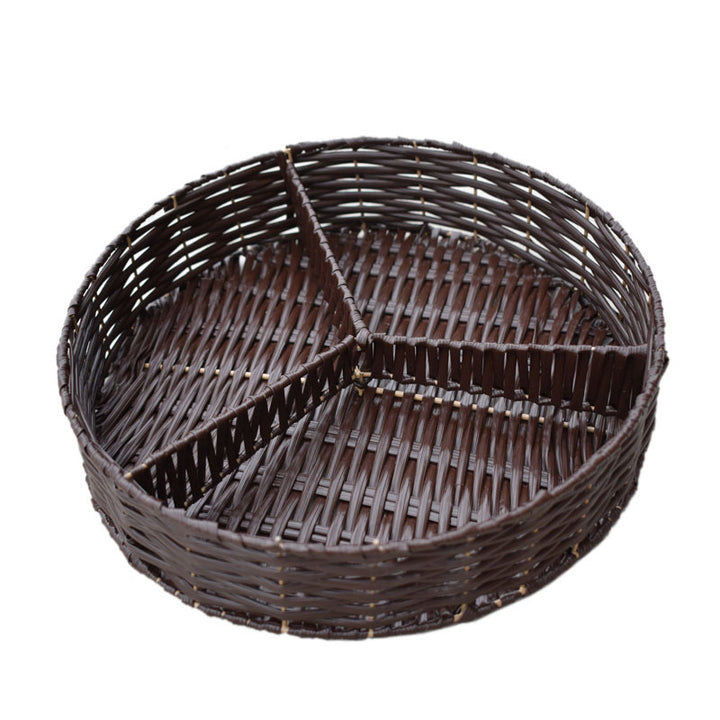 Circular Woven Storage Tray Bowlift