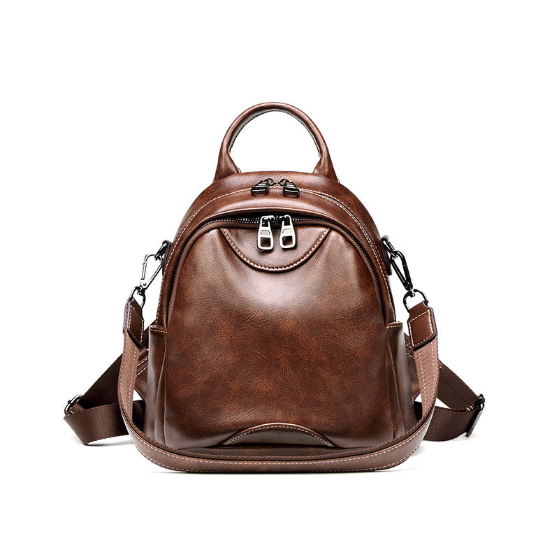 Chic Leather Backpack