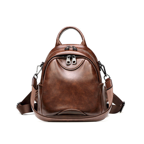 Chic Leather Backpack