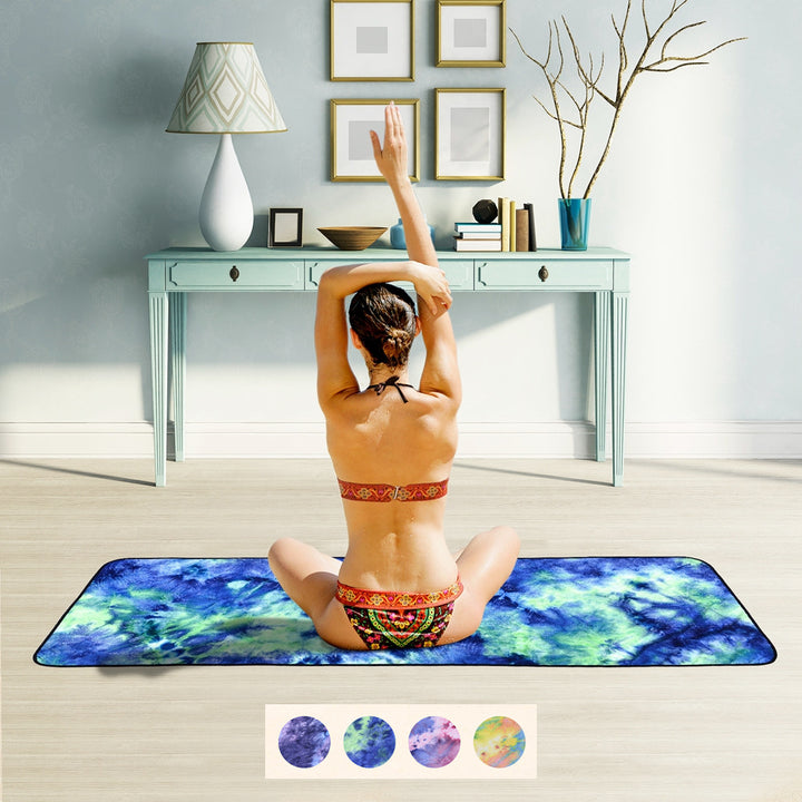 Women’s yoga mat with non-slip surface and colorful design Bowlift