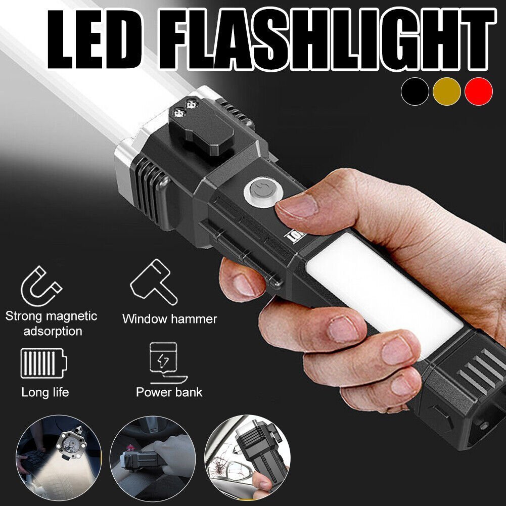 BowLift | Super Bright Rechargeable LED Handheld Flashlight Portable Spotlight 4 Mode New
