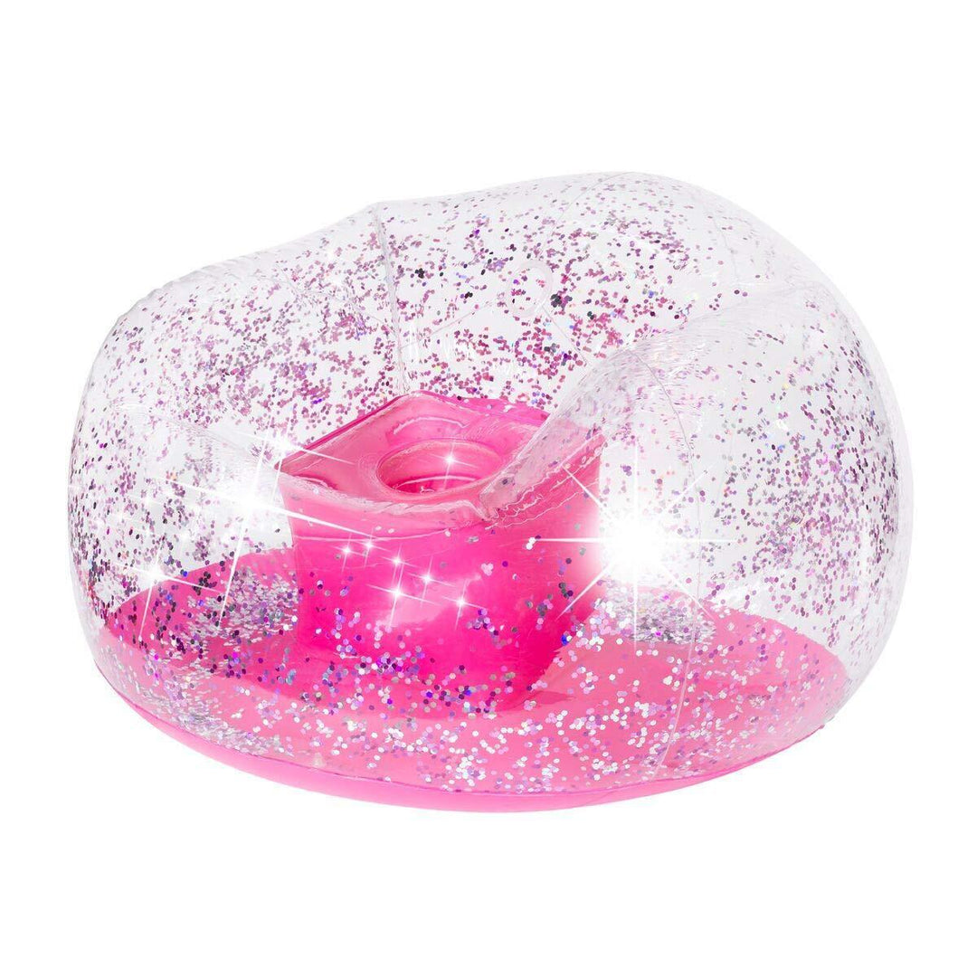 Unisex Inflatable Seating Area with Glitter Bowlift