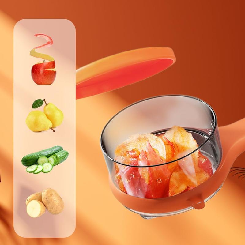 Double-sided Stainless Steel Blade Peeling Knife With Storage Box Bowlift