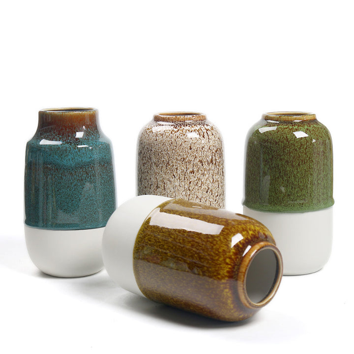 Decorative Floral Ceramic Vase Bowlift