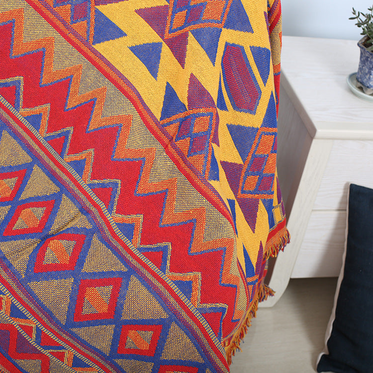 Artistic Woven Throw Blanket