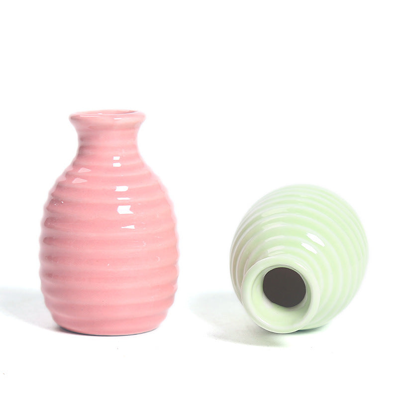 Modern Textured Ceramic Bud Vase Bowlift
