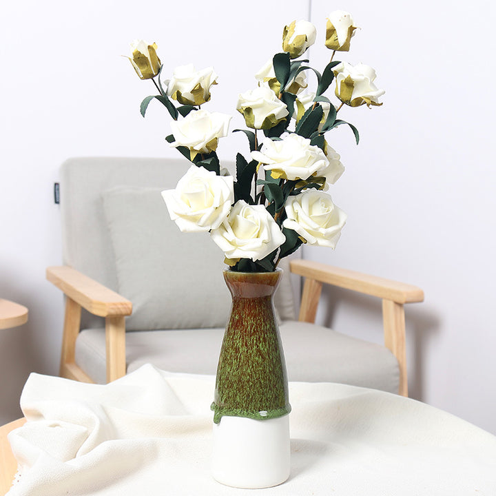 Elegant Ceramic Flower Vase Bowlift