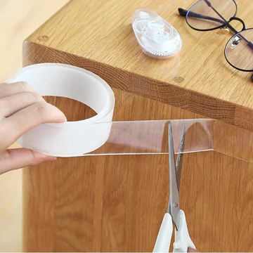 BowLift | Transparent Sticky Nano Tape Double Sided Grip Reusable Home Tape Traceless Glue
