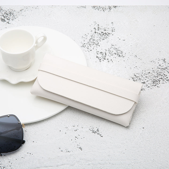 Foldable PU Leather Eyewear Pouch Clutch Bowlift