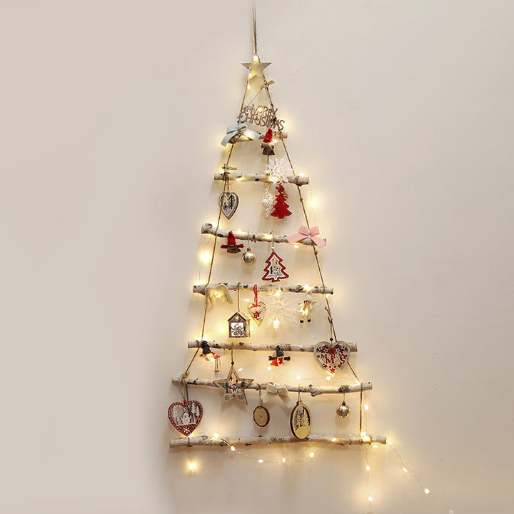 Wooden Christmas Tree Wall Decoration