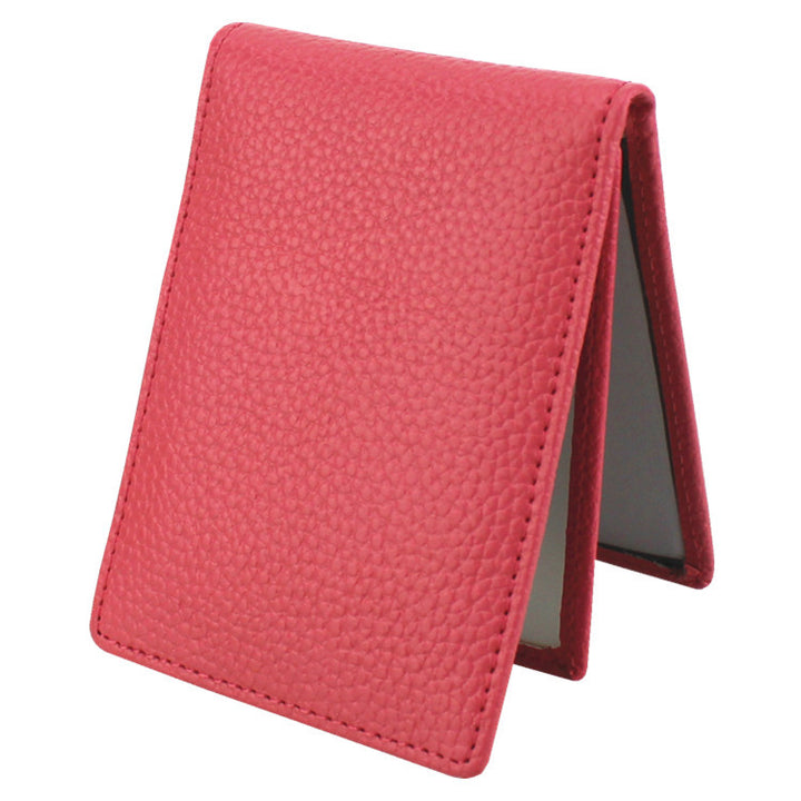 Chic Textured Leather Card Wallet