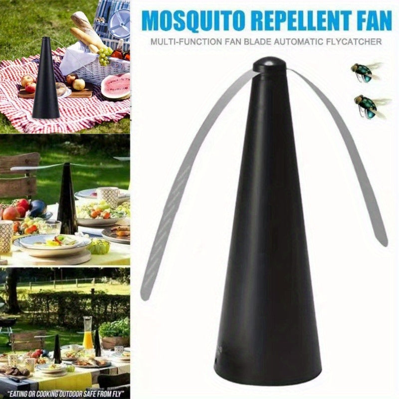 Compact Outdoor Fan Against Mosquitoes and Flies – Mobile and Battery Powered | Bowlift