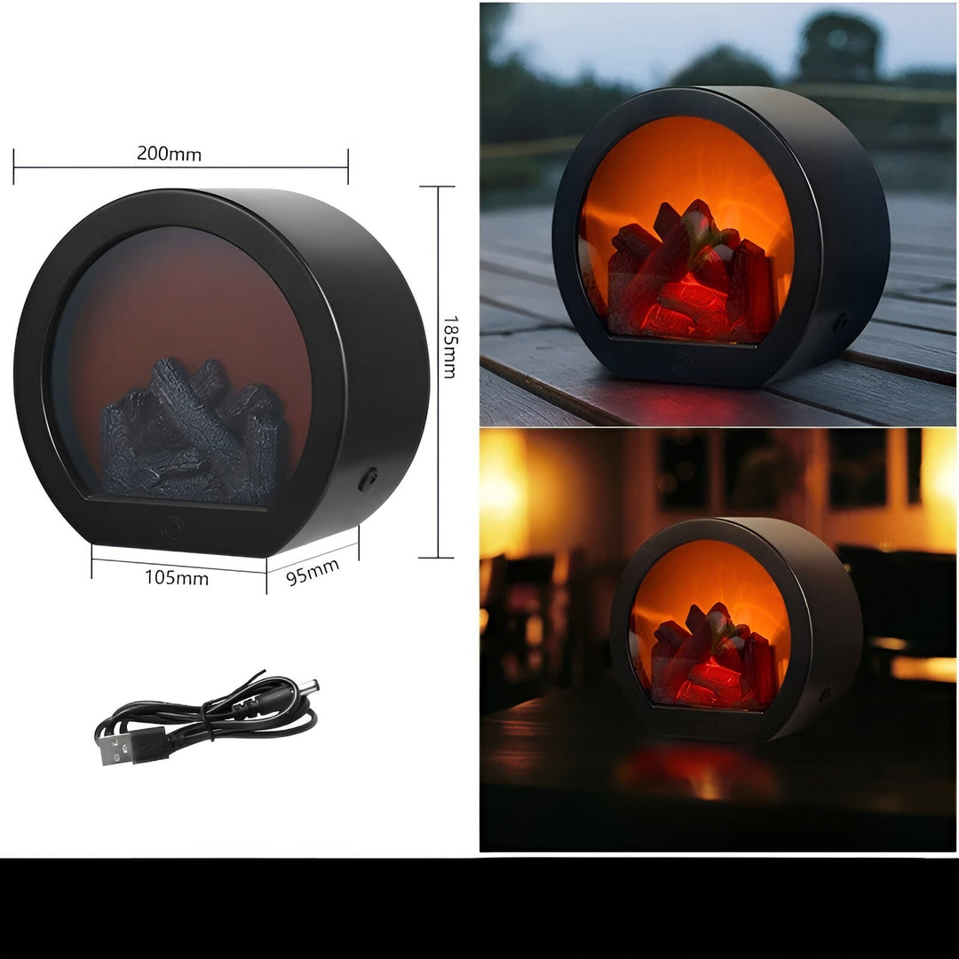 RadiantGlow Flame Lamp - Bring Warmth and Atmosphere to your Home | Bowlift