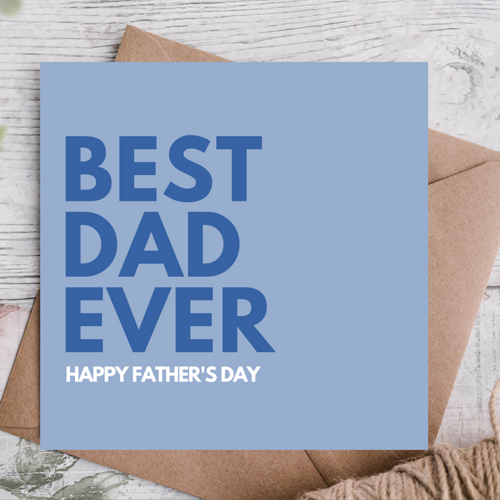 Best Dad of All Time | Father's Day Card | Bowlift