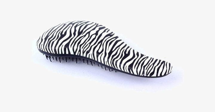 BowLift | Zebra and Cheetah Pattern Hair Brush – Detangle the Knots