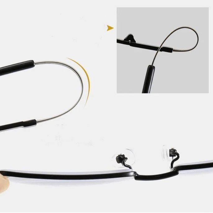 BowLift | Titanium Progressive Distance and Near Vision Dual-Use Reading Glasses