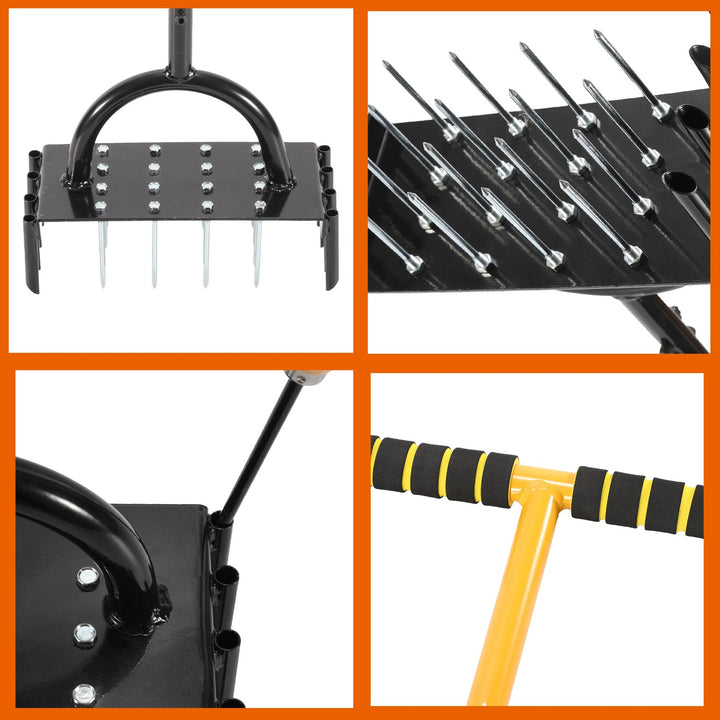 Lawn aerator aerifier verticutter for compacted soils | Bowlift