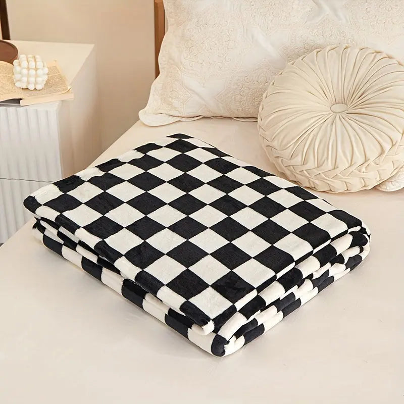 BowLift | Classic Check Blanket – Soft and Warm Blanket for Sofa and Bedroom