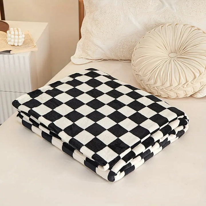 BowLift | Classic Check Blanket – Soft and Warm Blanket for Sofa and Bedroom