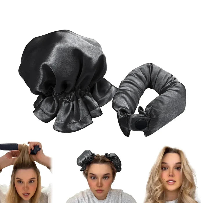 BowLift | Satin Heatless Curling Buns Set