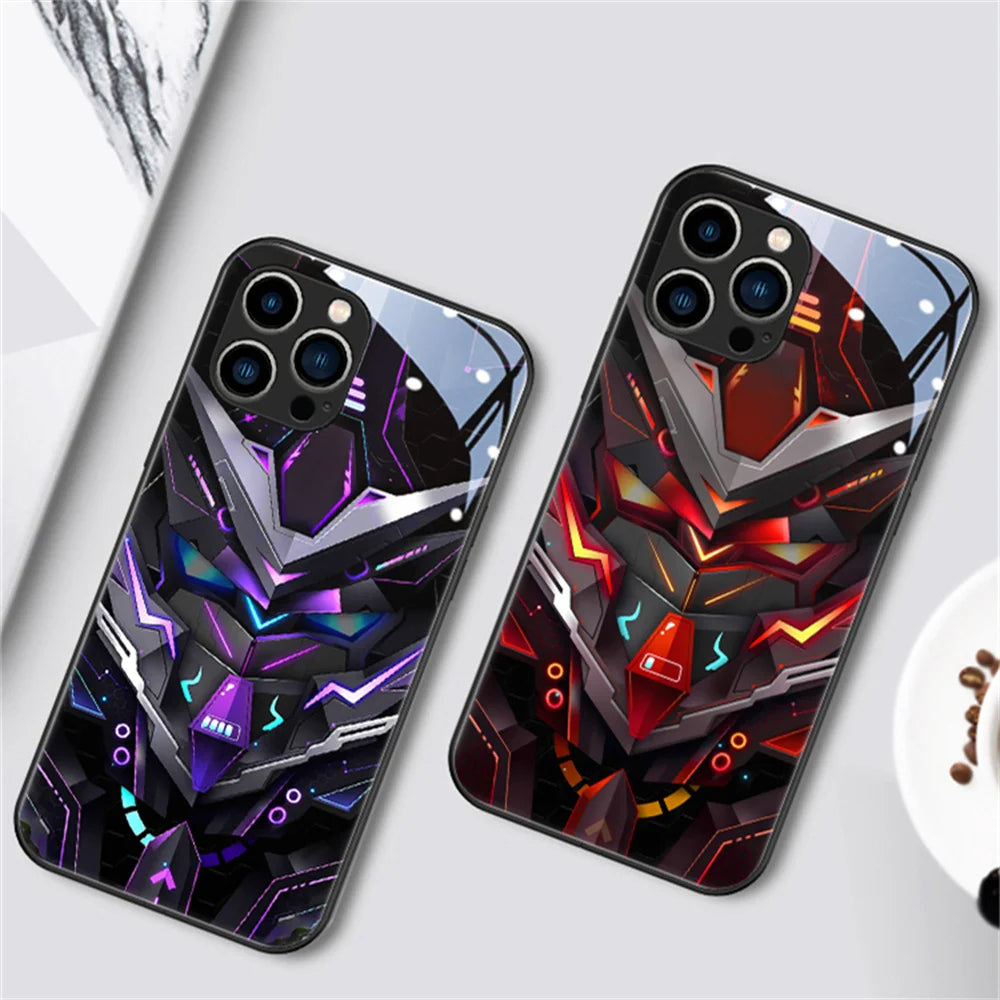 BowLift | Cool Mecha Apple Smart Flash Phone Case