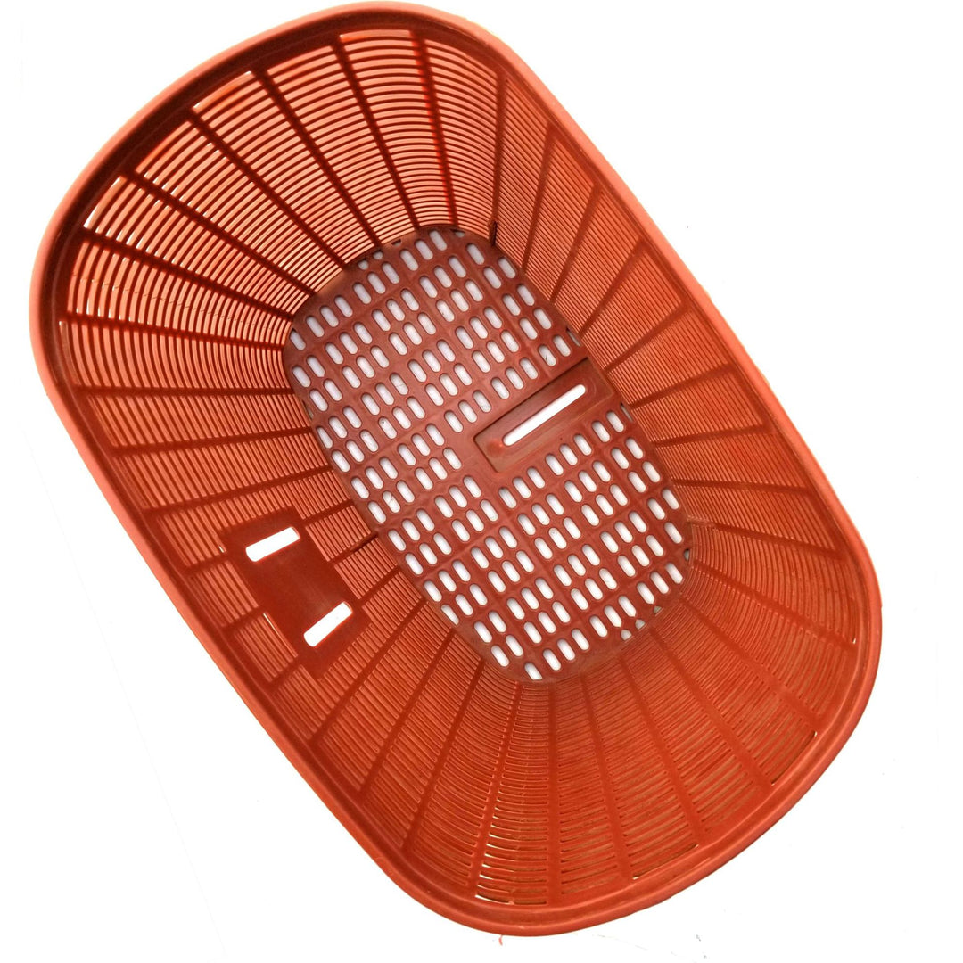 durable ventilated plastic laundry hamper with woven grid design Bowlift