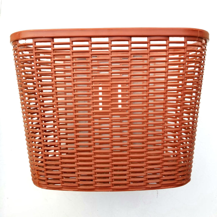 durable ventilated plastic laundry hamper with woven grid design Bowlift