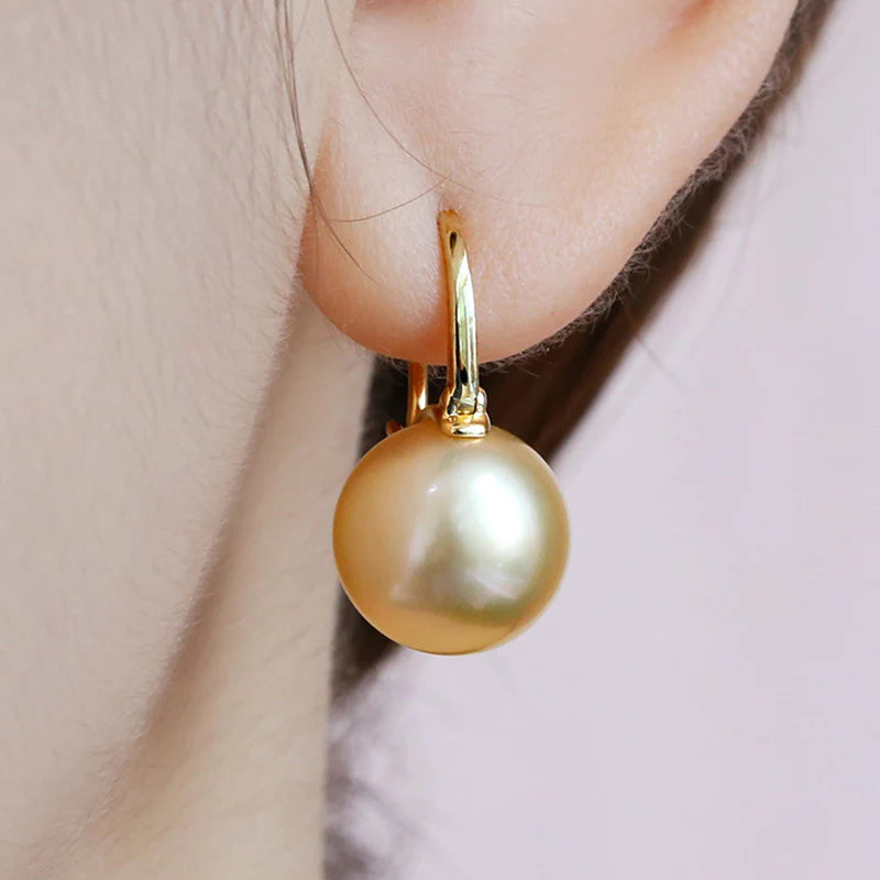 BowLift | Black Pearl Earrings  Available in White Champagne Grey Gold and Black  Pearl Dangle Earrings