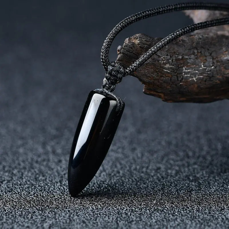 BowLift | Energetic Protection Obsidian Stone Necklace