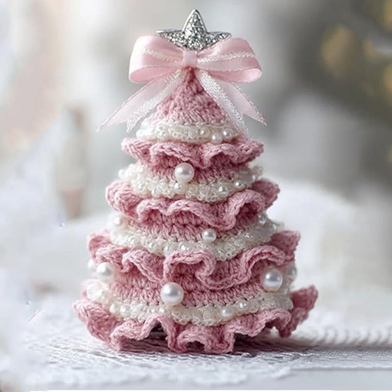 BowLift | PearlPine – Elegant hand-crocheted Christmas trees