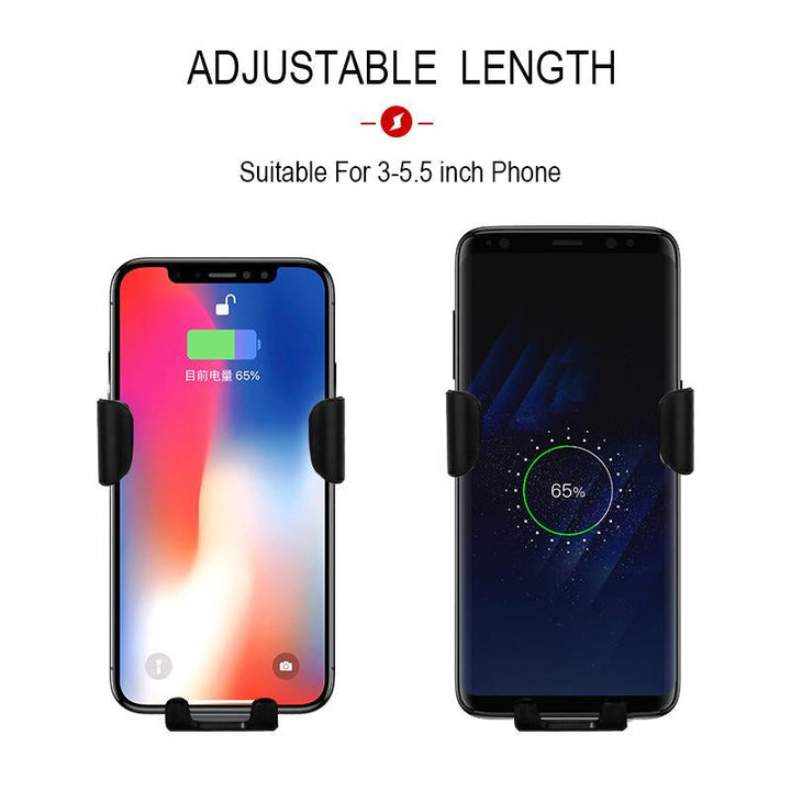 BowLift | Quick Grip Auto-Clamping Wireless Charge Car Phone Holder