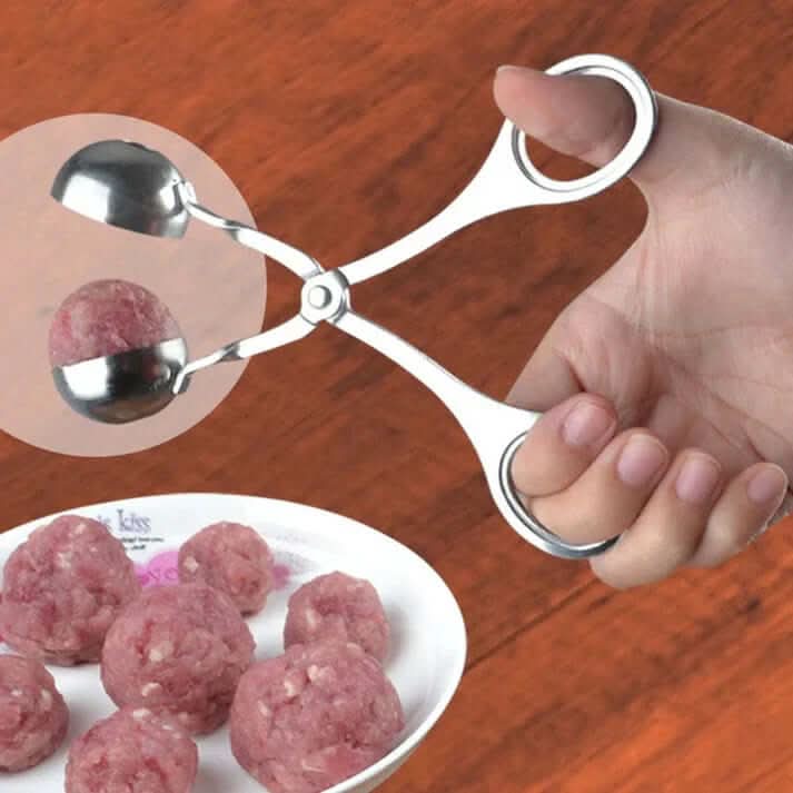 BowLift | Stainless Steel Meatball Maker – Ground Meat Shaping Tool