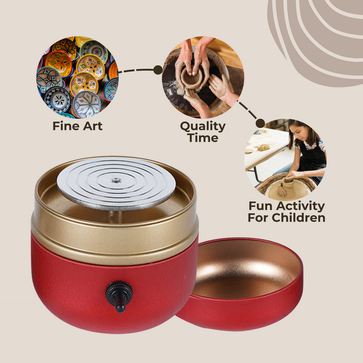 BowLift | Fire Forge Mini Pottery Machine — Creative Freedom and Relaxed Masterpieces Right at Home
