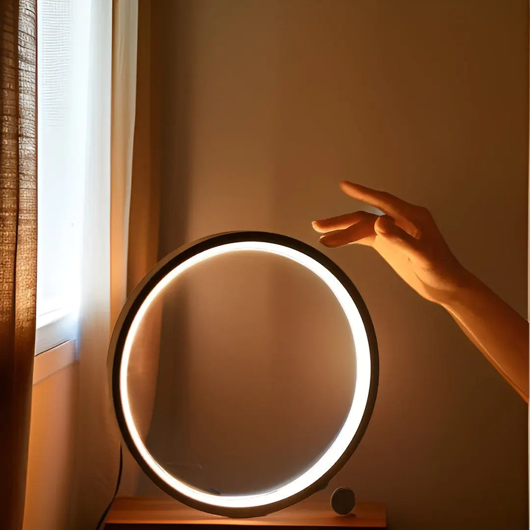 BowLift | Halo Glo Table Lamp: Elegant LED Lighting With Touch Control