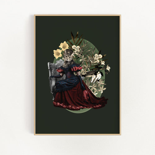 Cat Queen Dark Green | Bowlift