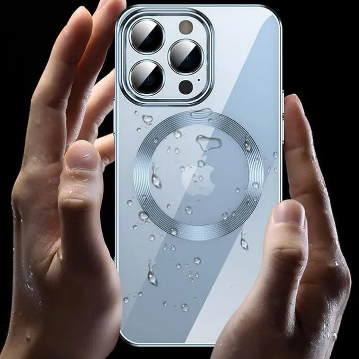 BowLift | Electroplating Wireless Magnetic Charging All-Inclusive Lens Case for iPhone