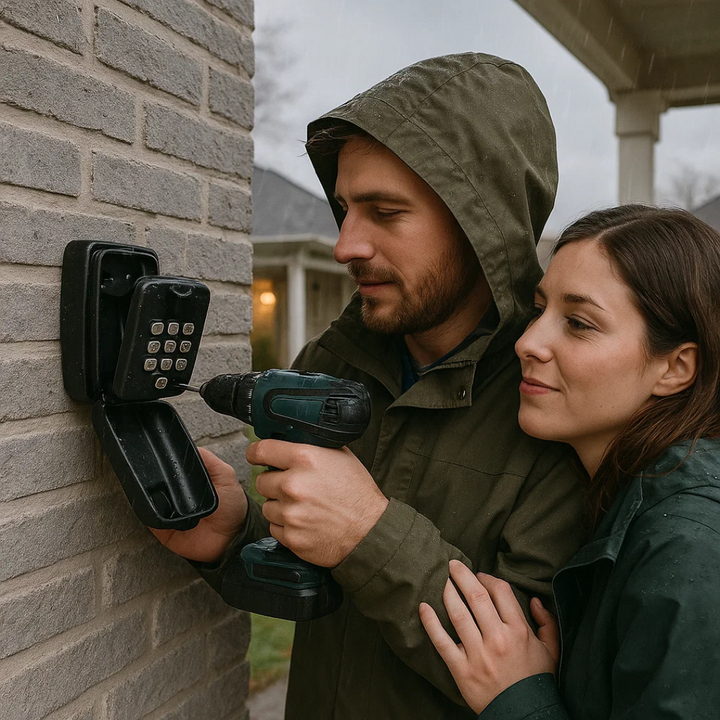 KeyGuard Outdoor Safe – Weather-Resistant Wall-Mounted Key Box | Bowlift