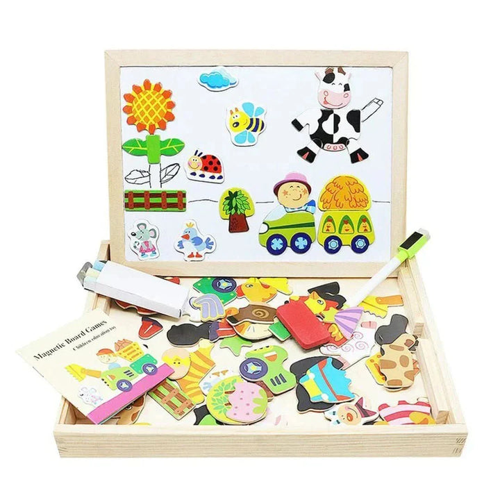 BowLift | Magnetic & chalkboard drawing set for children