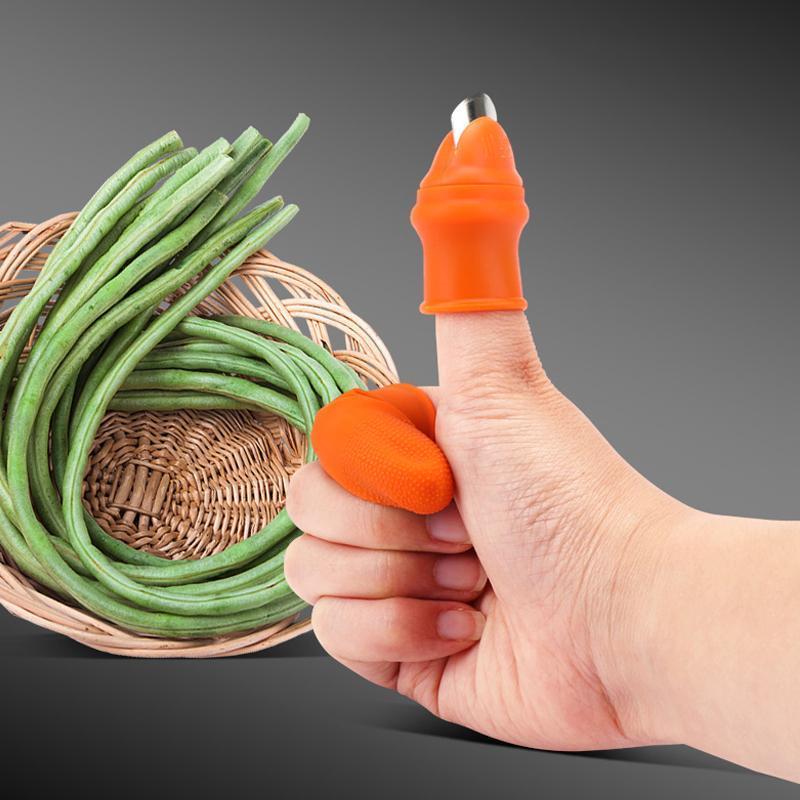 Gardening Thumb Knife Finger Gloves | Bowlift