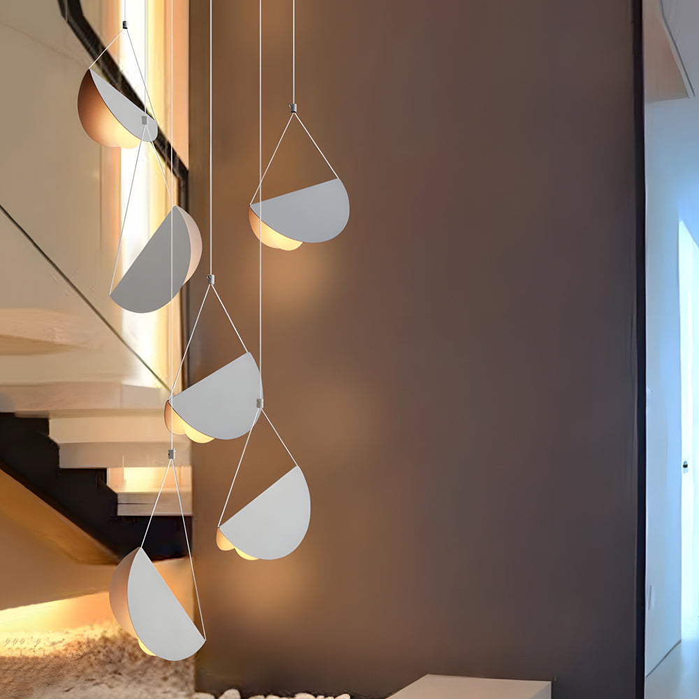 BowLift | PureLuxe Pendant - Slim white linear pendant light