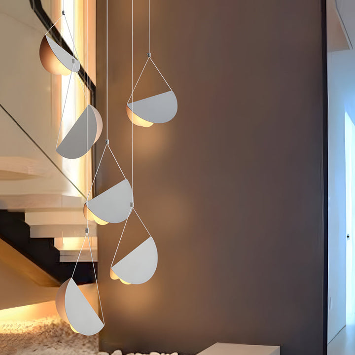 BowLift | PureLuxe Pendant - Slim white linear pendant light