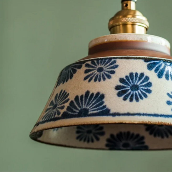 BowLift | Retro Japanese Pendant Light Made of Ceramic