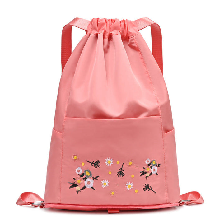 BowLift | Simple embroidered drawstring yoga bag