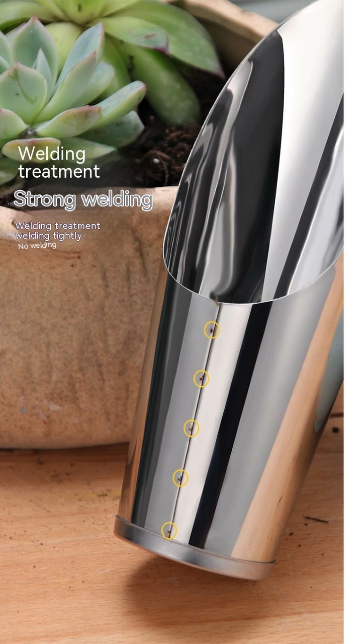 BowLift | Stainless Steel Scoop for Potting Soil – Robust Planting Scoop for Garden and Balcony